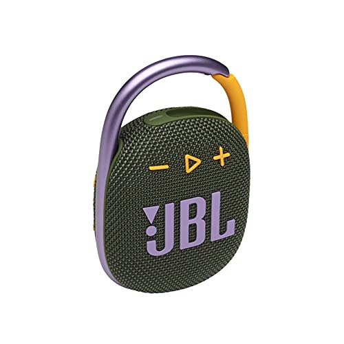 JBL Clip 4 - Portable Mini Bluetooth Speaker, Big Audio and Punchy bass, Integrated Carabiner, IP67 Waterproof and dustproof, 10 Hours of Playtime, Speaker for Home, Outdoor and Travel - (Blue)