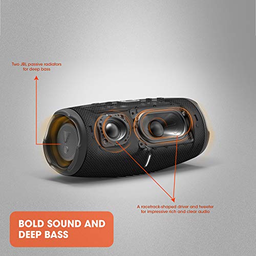 JBL Charge 5 Portable Bluetooth Speaker with Deep Bass, IP67 Waterproof and Dustproof, Up To 20 Hours of Playtime, Built-in Powerbank - Black