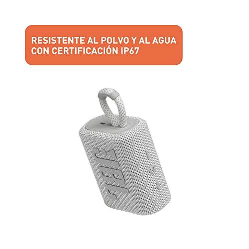 JBL Go 3: Portable Speaker with Bluetooth, Built-in Battery, Waterproof and Dustproof Feature Black