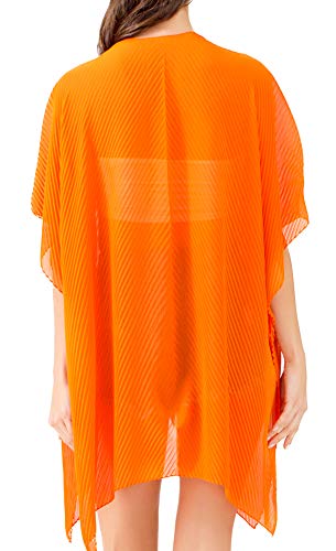 Belle Dame Women’s Sheer Chiffon Draped Kimono Loose Cardigan