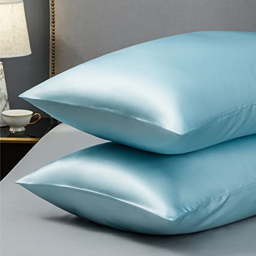 Bedsure Satin Pillow Cases 2 Pack Queen -