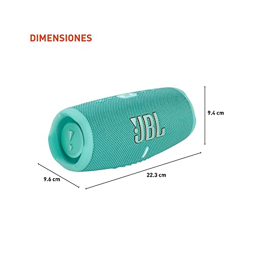 JBL Charge 5 Portable Bluetooth Speaker with Deep Bass, IP67 Waterproof and Dustproof, Up To 20 Hours of Playtime, Built-in Powerbank - Black