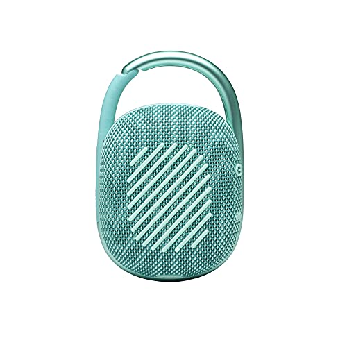 JBL Clip 4 - Portable Mini Bluetooth Speaker, Big Audio and Punchy bass, Integrated Carabiner, IP67 Waterproof and dustproof, 10 Hours of Playtime, Speaker for Home, Outdoor and Travel - (Blue)
