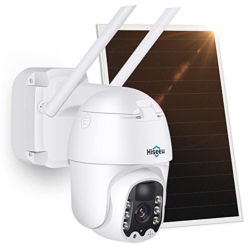 Hiseeu 2K Outdoor Security Camera bullet,2-Way Audio, 3MP Surveillance IP Cameras,IP66 Waterproof, Remote Viewing,Motion Detection,Night Vision,Cloud&SD Storage,Compatible with Hiseeu Wireless Systems