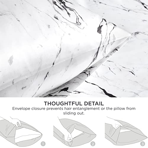 Bedsure Satin Pillow Cases 2 Pack Queen -