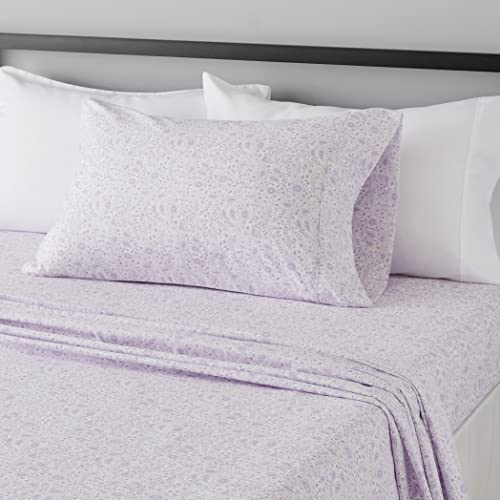 AmazonBasics Light-Weight Microfiber Sheet Set - Full, Black