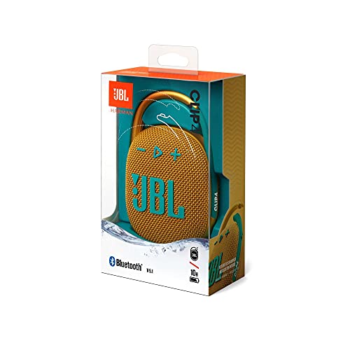 JBL Clip 4 - Portable Mini Bluetooth Speaker, Big Audio and Punchy bass, Integrated Carabiner, IP67 Waterproof and dustproof, 10 Hours of Playtime, Speaker for Home, Outdoor and Travel - (Blue)