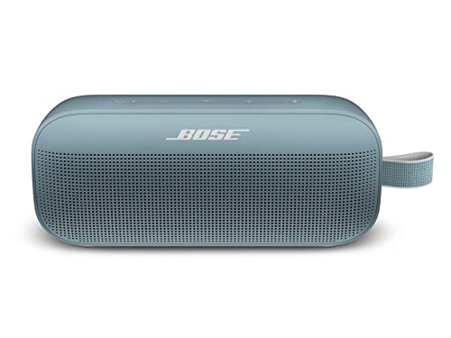 Bose SoundLink Flex Bluetooth Speaker, Portable Speaker with Microphone, Wireless Waterproof Speaker for Travel, Outdoor and Pool Use, Black