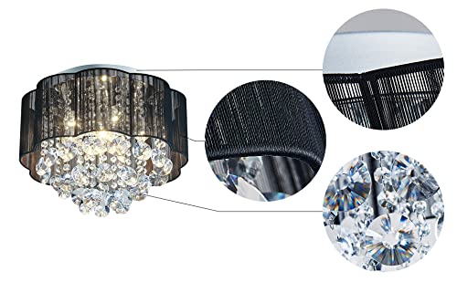 AGV LIGHTING 20102 Crystal Ceiling Light Fixture