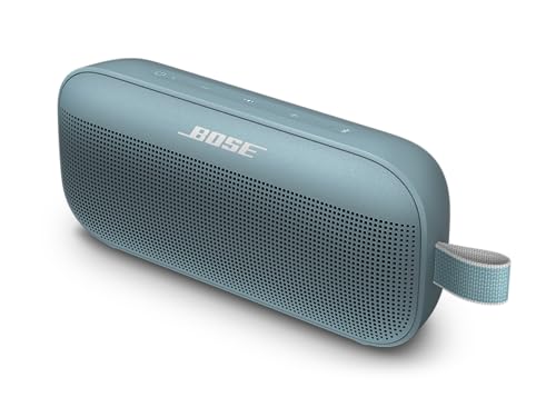 Bose SoundLink Flex Bluetooth Speaker, Portable Speaker with Microphone, Wireless Waterproof Speaker for Travel, Outdoor and Pool Use, Black