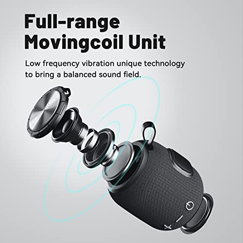 Sanag Portable Bluetooth Speaker, Bluetooth 5.0 Dual Pairing Loud Wireless Mini Speaker, 360 HD Surround Sound & Rich Stereo Bass,24H Playtime, IPX67 Waterproof for Travel, Outdoors, Home and Party