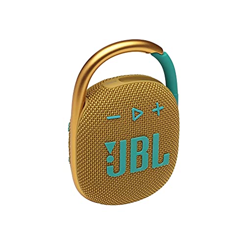 JBL Clip 4 - Portable Mini Bluetooth Speaker, Big Audio and Punchy bass, Integrated Carabiner, IP67 Waterproof and dustproof, 10 Hours of Playtime, Speaker for Home, Outdoor and Travel - (Blue)