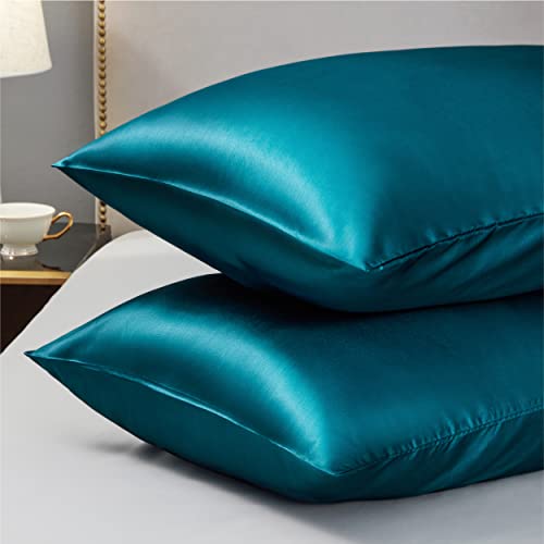 Bedsure Satin Pillow Cases 2 Pack Queen -