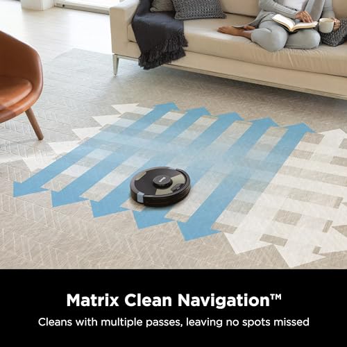 Shark AI Ultra 2-in-1 Robot Vacuum & Mop with Sonic Mopping, Matrix Clean, Home Mapping, HEPA Bagless Self Empty Base and 2 Microfiber Mopping Pads