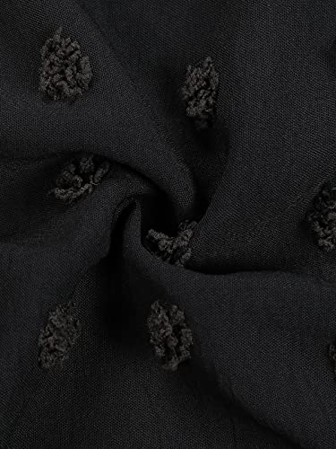 Blooming Jelly Womens White Blouse V Neck Ruffle Sleeve