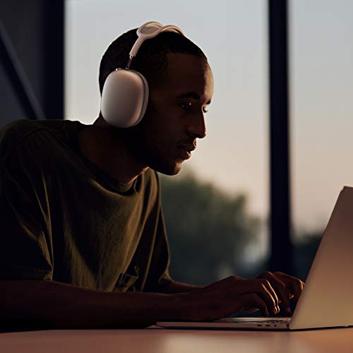 Apple AirPods Max Wireless Over-Ear Headphones, Active Noise Cancelling, Transparency Mode, Personalized Spatial Audio, Dolby Atmos, Bluetooth Headphones for iPhone – Space Gray