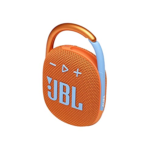 JBL Clip 4 - Portable Mini Bluetooth Speaker, Big Audio and Punchy bass, Integrated Carabiner, IP67 Waterproof and dustproof, 10 Hours of Playtime, Speaker for Home, Outdoor and Travel - (Blue)