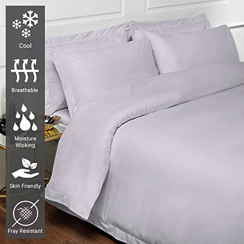 Pizuna 400 Thread Count Cotton Full-Size-Bed-Sheets-Set,