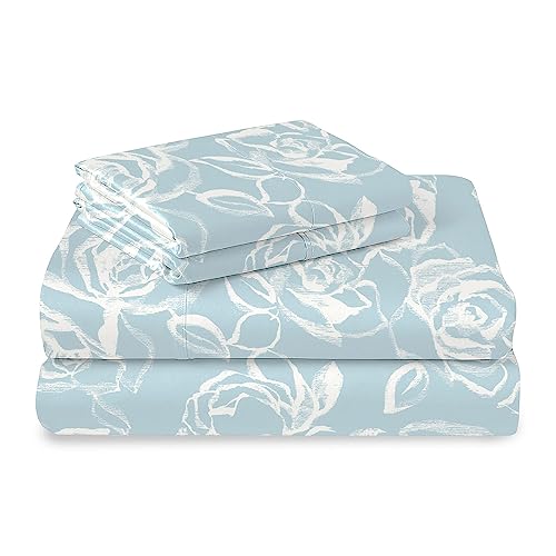 Pizuna 400 Thread Count Cotton Full-Size-Bed-Sheets-Set,