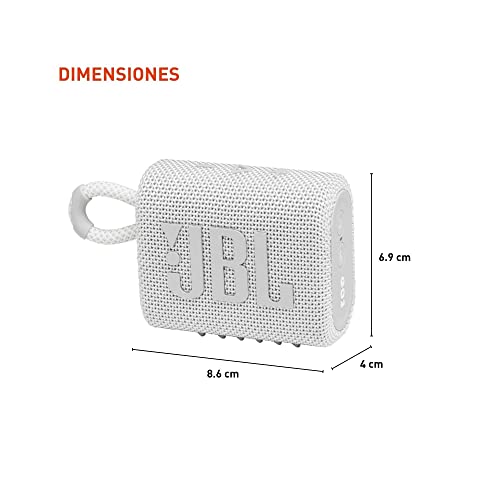 JBL Go 3: Portable Speaker with Bluetooth, Built-in Battery, Waterproof and Dustproof Feature Black