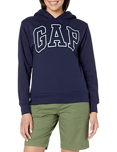 GAP womens Logo Sherpa Lined Hood Sweatshirt, Holiday Green, XX-Small US