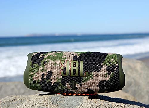 JBL Charge 5 Portable Bluetooth Speaker with Deep Bass, IP67 Waterproof and Dustproof, Up To 20 Hours of Playtime, Built-in Powerbank - Black