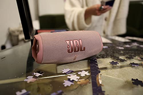 JBL Charge 5 Portable Bluetooth Speaker with Deep Bass, IP67 Waterproof and Dustproof, Up To 20 Hours of Playtime, Built-in Powerbank - Black