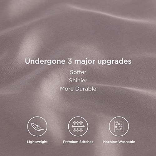 Bedsure Satin Pillow Cases 2 Pack Queen -