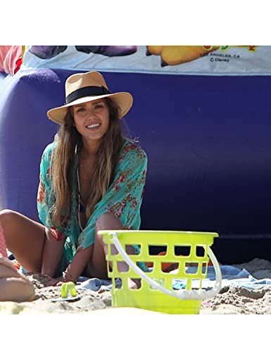 Bsubseach Women's Blue Print Chiffon Bikini Swimsuit Cover Ups