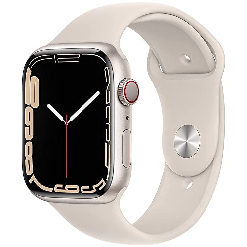 Apple Watch Series 7 (GPS + Cellular, 45 MM) Starlight Aluminum Case