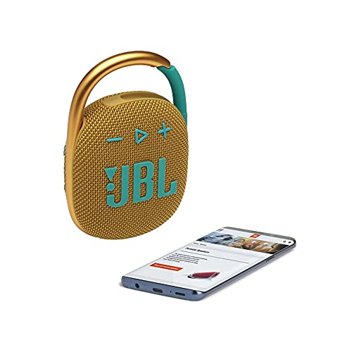 JBL Clip 4 - Portable Mini Bluetooth Speaker, Big Audio and Punchy bass, Integrated Carabiner, IP67 Waterproof and dustproof, 10 Hours of Playtime, Speaker for Home, Outdoor and Travel - (Blue)