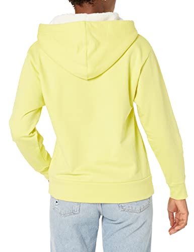 GAP womens Logo Sherpa Lined Hood Sweatshirt, Holiday Green, XX-Small US