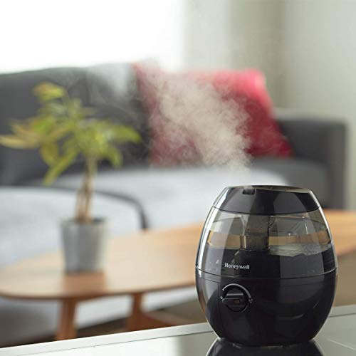 Honeywell HUL520BC MistMate™ Ultrasonic Cool Mist Humidifier, Black, with Adjustable Mist Control, Auto Shut-off, Ultra Quiet Operation, Visible Cool Mist