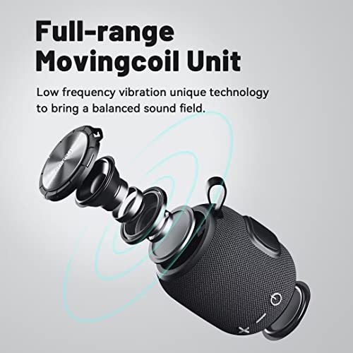 Sanag Portable Bluetooth Speaker, Bluetooth 5.0 Dual Pairing Loud Wireless Mini Speaker, 360 HD Surround Sound & Rich Stereo Bass,24H Playtime, IPX67 Waterproof for Travel, Outdoors, Home and Party