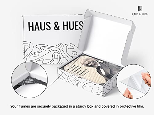 African American Art Black History Posters for Classroom - by Haus and Hues | Black History Month Decorations & African American Posters for Classroom | Black History Quotes Framed Black - 8x10