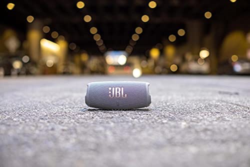 JBL Charge 5 Portable Bluetooth Speaker with Deep Bass, IP67 Waterproof and Dustproof, Up To 20 Hours of Playtime, Built-in Powerbank - Black