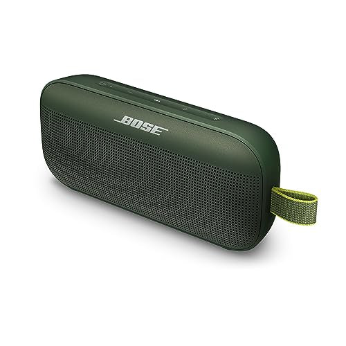 Bose SoundLink Flex Bluetooth Speaker, Portable Speaker with Microphone, Wireless Waterproof Speaker for Travel, Outdoor and Pool Use, Black
