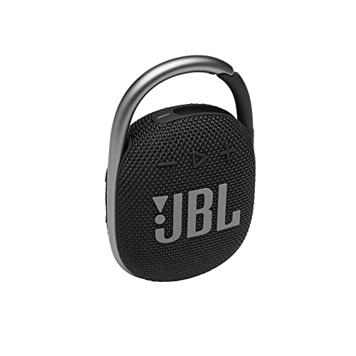 JBL Clip 4 - Portable Mini Bluetooth Speaker, Big Audio and Punchy bass, Integrated Carabiner, IP67 Waterproof and dustproof, 10 Hours of Playtime, Speaker for Home, Outdoor and Travel - (Blue)
