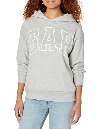 GAP womens Logo Sherpa Lined Hood Sweatshirt, Holiday Green, XX-Small US