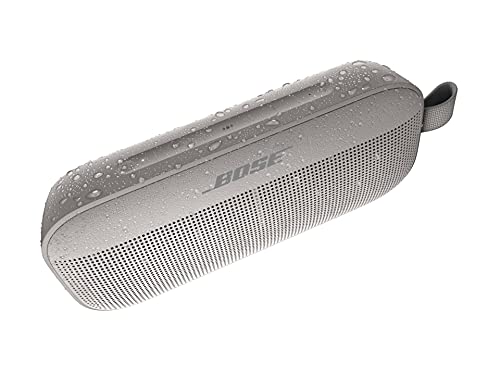 Bose SoundLink Flex Bluetooth Speaker, Portable Speaker with Microphone, Wireless Waterproof Speaker for Travel, Outdoor and Pool Use, Black