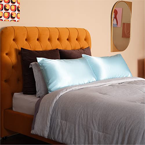 Bedsure Satin Pillow Cases 2 Pack Queen -