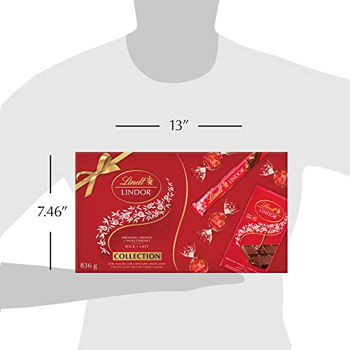 Lindt Lindor Milk Chocolate Collection – 836g Variety Pack