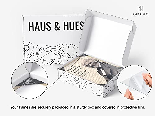 African American Art Black History Posters for Classroom - by Haus and Hues | Black History Month Decorations & African American Posters for Classroom | Black History Quotes Framed Black - 8x10