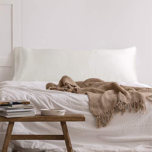 Bedsure Satin Pillow Cases 2 Pack Queen -