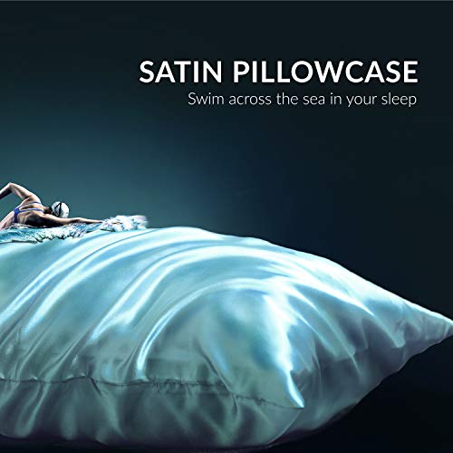 Bedsure Satin Pillow Cases 2 Pack Queen -