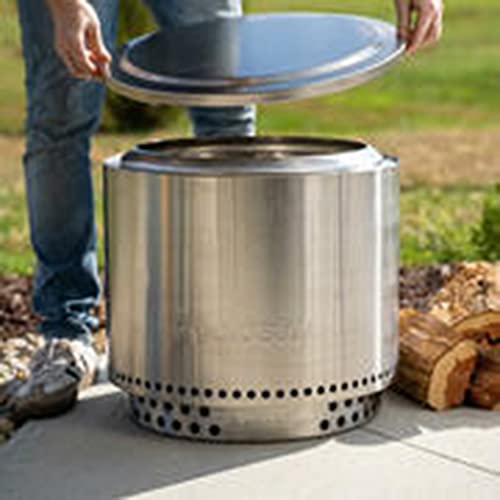 Solo Stove Bonfire Lid 304 Stainless Steel Bonfire Fire Pit Accessories for Outdoor Fire Pits and Camping Accessories