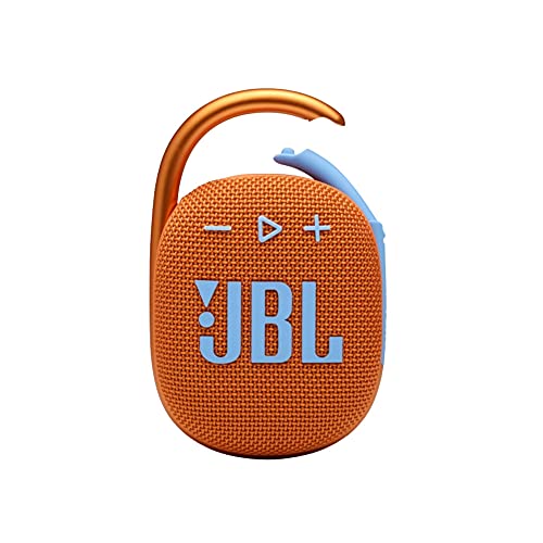 JBL Clip 4 - Portable Mini Bluetooth Speaker, Big Audio and Punchy bass, Integrated Carabiner, IP67 Waterproof and dustproof, 10 Hours of Playtime, Speaker for Home, Outdoor and Travel - (Blue)