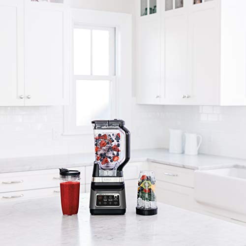 Ninja BN751C, Professional Plus Blender DUO With Auto-iQ, Black/Silver, 1200W (Canadian Version)