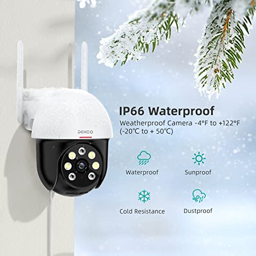 2K Security Camera Outdoor with Motion Tracking & Detection