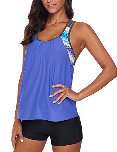 Bsubseach Racerback Tankini Swimsuit